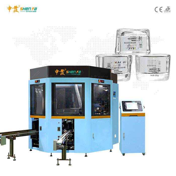 Full Servo 2-color Silk Screen Printer Plus Hot Stamping With Vision Camera