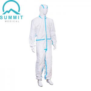 Quality Nonwoven Medical Protective Coverall With Reinforced Seam Tape wholesale