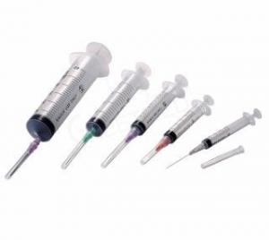 Quality Medical 60ml Plastic Slip Lock Syringe EO Sterilization With Needle wholesale