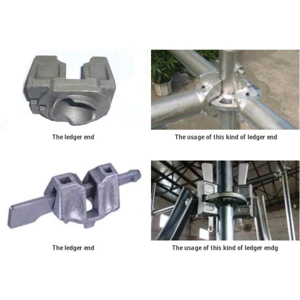 Ring Lock System Lost Wax Casting Steel Scaffolding Diagonal Connector Brace Ends