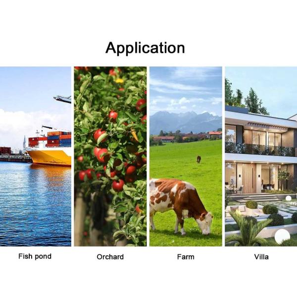 PIR Motion 3G 4G PTZ Camera 4MP 4G Solar Security Camera 360 View Color Night Vision