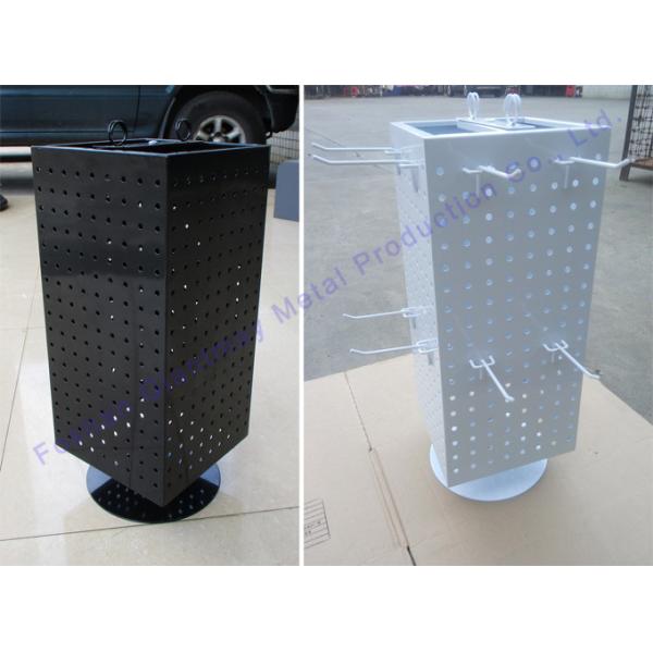 Countertop Spinning Hooks Stand Keychain Display Rack