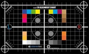 China 3nh / Sineimage Resolution Test Chart 3D Alignment Chart To Align / Adjust Cameras For A 3D Shooting on sale