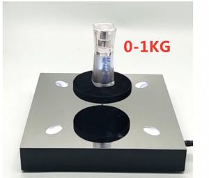 Quality square base magnetic levitation bottom 1kg display stand for bottle shoes wholesale