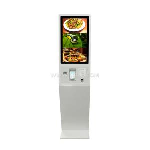 China Tickets Queue Printing Touch Screen Kiosk With QR Code Scanner NFC Finger Prints on sale