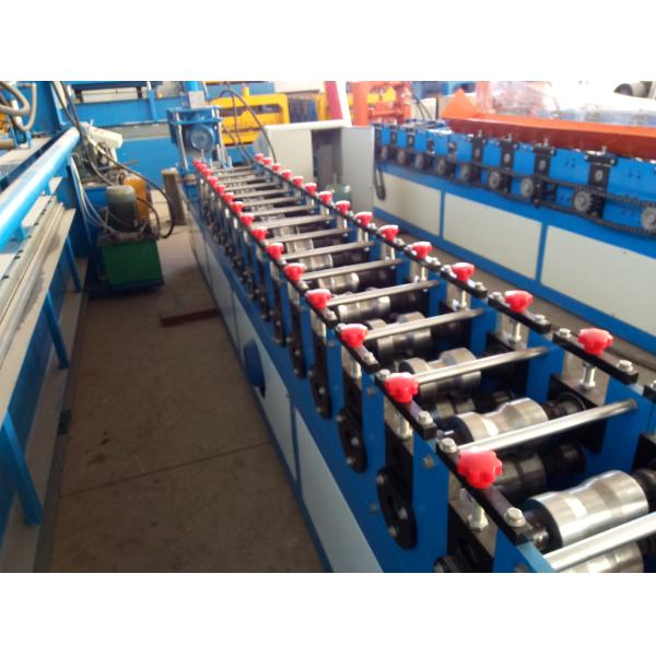 automatic metal colorful steel slats shutter door production line cold rolling forming machine