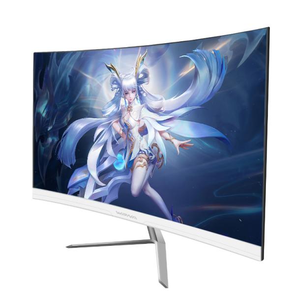Cheap 144HZ 24 Inch IPS Curved Computer Monitor High Refresh Rate With VGA SPK Connector for sale