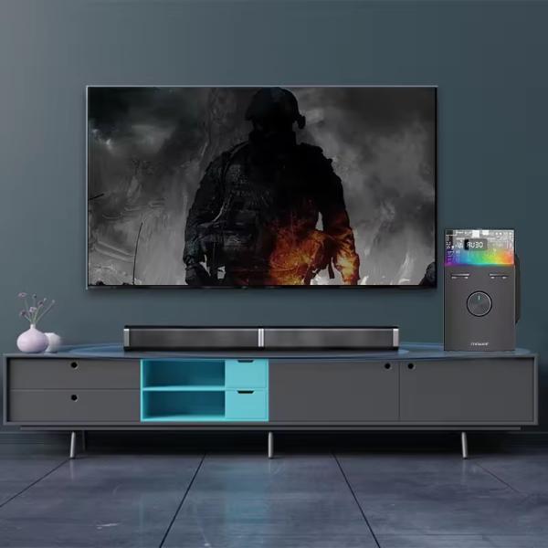 Portable Wireless Hifi Outdoor Mini Speaker with Subwoofer Blue tooth Small Round