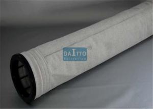 China Homopolymer Acrylic Dust Collector Bags , Baghouse Filter Bags With Flat Sewn Top on sale