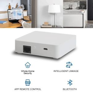 China Glomarket Tuya Wifi Zigbee 3.0 Whole House Home Linkage Central Control Mobile Phone App Remote Control Smart Wired Gateway on sale