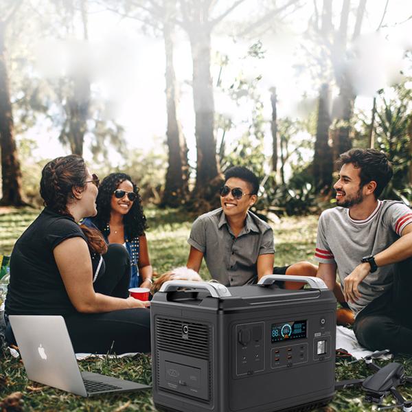Cheap Outdoor 2000W Two-Way 2000W Quick AC Output Multifunction Power Bank 2000W Solar Portable Generator for sale