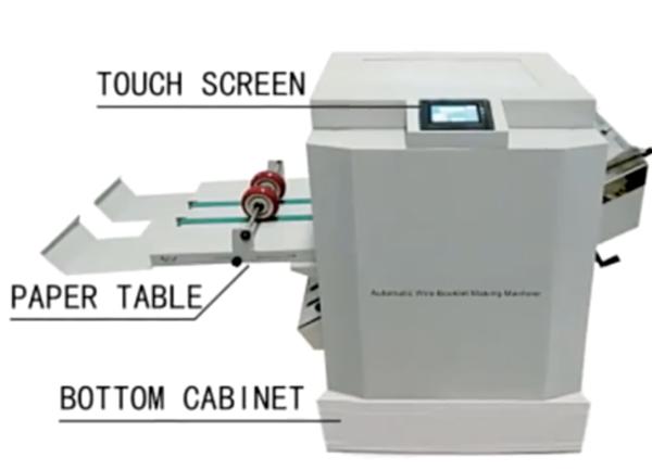 Cheap Computerized Booklet Paper Folding Binding Machine Saddle Flat Stitch Binding Machine for sale
