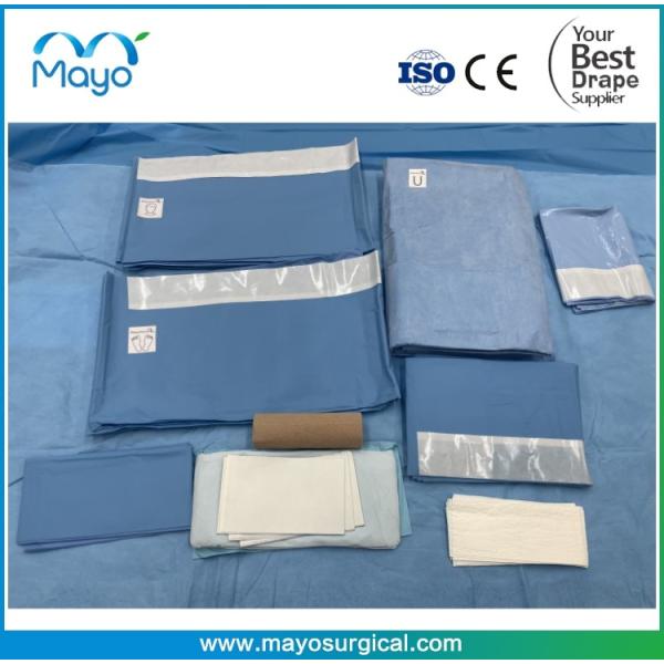 Orthopedic Surgery Sterile Surgical Hip Drape Pack With U Split Drape