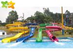 Combination Plastic Pool Water Slide , Large Pool Slides High Mechanical