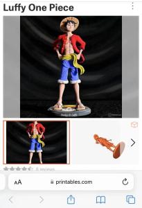 China CNC Tooling Machine Plastics Resin Titanium 3D Printing Prototype for Anime Action Figure on sale