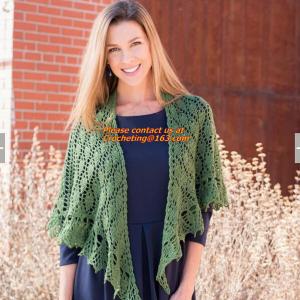 Quality Crochet Woman Poncho, Poncho, woman poncho, poncho wrap, Green Free Knitting Crochet Woman wholesale