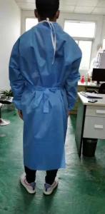 China PP SMS SMMS Disposable Medical Gowns With Embossed Surface on sale