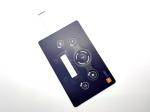 Polymide Copper Flex Circuit Custom Membrane Switch Panel With LED Sealed And