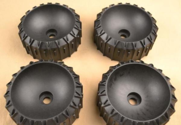 Black CNC 3D Rapid Prototyping Service , Rapid Prototyping Technology For Button