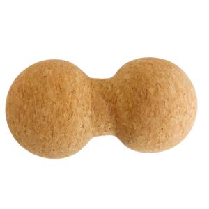 Quality Portable Natural Cork Peanut Roller Yoga Massage Balls For Back Muscles wholesale