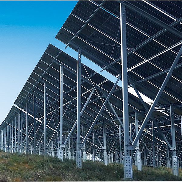Ground Pv System Support Installation Solar Panel Pole Mounting Photovoltaic Bracket
