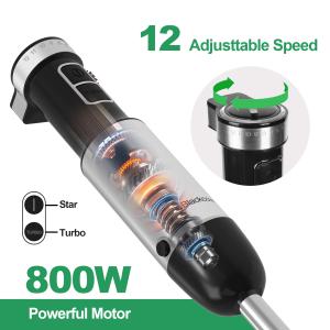 China AC220v-240v Multi Function Hand Blender With 400w/600w/800w Power Ergonomic Design on sale