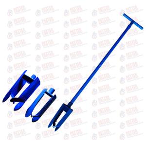 Quality Customized Portable Soil Tester 1m Rod Hand Auger For Soil Sampling wholesale
