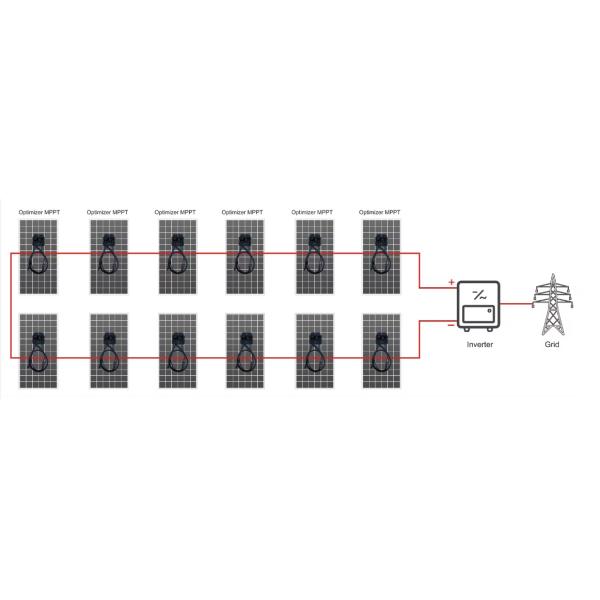 Lightweight Solar PV Optimizer 70V Input Voltage IEC / RoHs Certified
