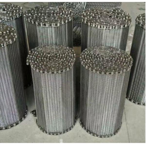 304 316 316l Stainless Steel Conveyor Belt , Custom Flat Wire Conveyor Belt,compound balanced belt