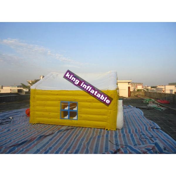 Inflatable Yellow Carton House Event Tent Both For Indoor And Outdoor House