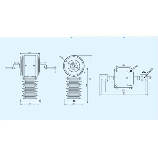Instrument Current Transformer Match with Digital Measure and Protective Equipment