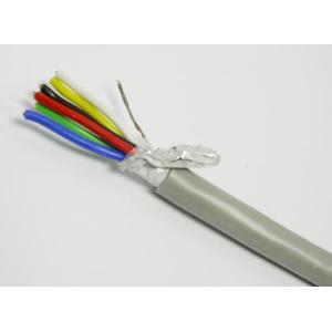 Mylar Screened Cable Stranded Tinned Copper Conductor in Gray Jacket for Security