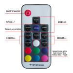 Mini LED RGB Controller RF 17 Key Wireless Remote Control For 5050 RGB LED Light