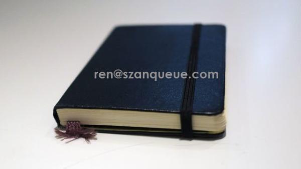 Cheap Hardcover notebook with elastic band/agenda/notebook with paper pocket/recycle notebook for sale