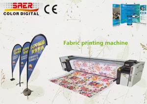 Quality Curtain Fabric / Wallpaper Fabric Printing Machine 1800DPI Resolution wholesale