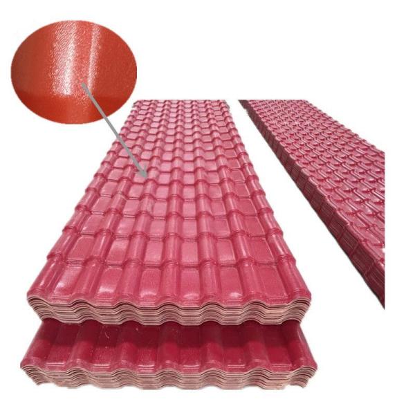 Building Material PVC Teja Espanola Spanish PVC Roof Tile Synthetic Resin Roofing Tile