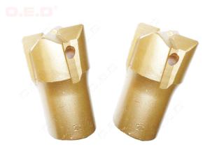 Quality High Performance Threaded Button Bits Rock Drilling Tools , R32 R38 Tapered Cross Bit wholesale