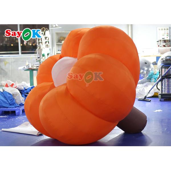 2m Oxford Fabric Custom Inflatable Flowers With LED Light