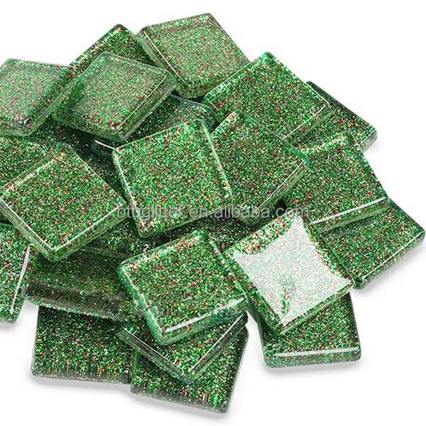 Colorful Pink Flatback Mini Glitter Resin Heart for Craft Kids Gift