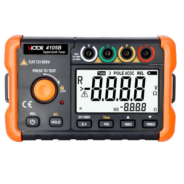 VICTOR 4105B intelligent multifunctional grounding testing instrument with High