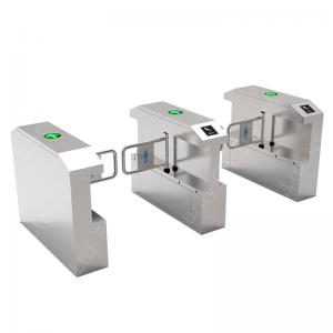 Quality Factories DC Brushless Swing Turnstiles Doors Anti-clamping Rfid Wristband Wing Barriers Electri Circuit wholesale