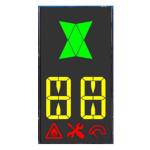 Customized 7-Segment LCD Display Ozone anion disinfection machine, fresh air
