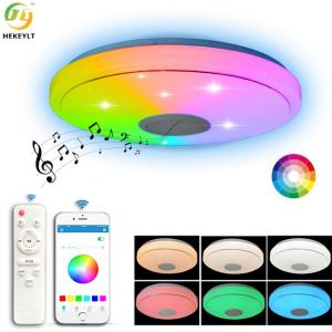 Quality Modern Smartphone Bluetooth Control Music Acrylic Ceiling Lamp 60 Watt wholesale
