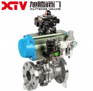 Quality Normal Temperature High Platform Flanged Ball Valve Q41F-16C with Manual Driving Mode wholesale