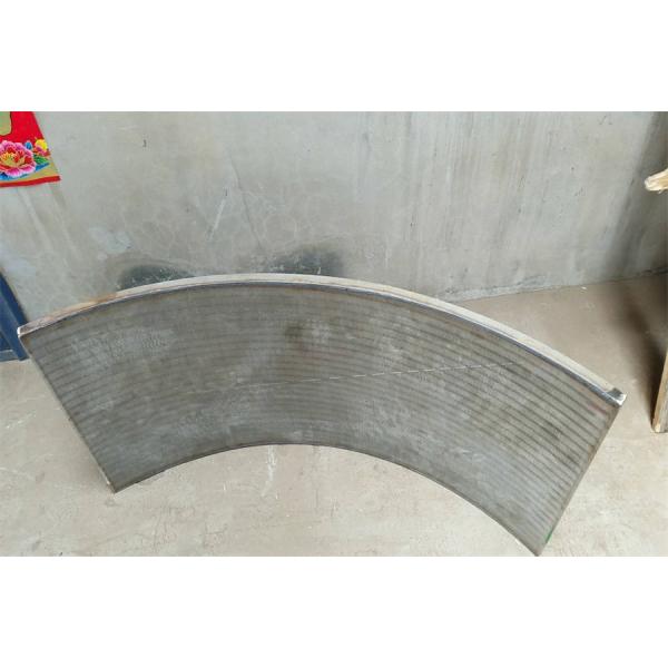 Starch Sieve Bend Screen 120 Degree Curved Wedge Wire Screen Panel Filter Slot 0.05mm