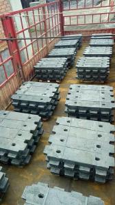 Quality Oil Rig Platforms Explosion-proof Kone Elevators Parts Grey Iron Filler Balance Block 31LB wholesale