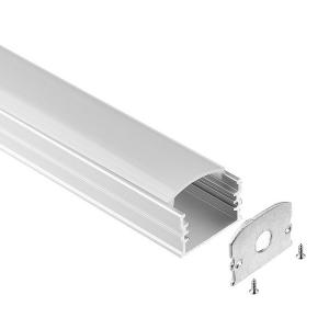 Quality Square Surface Mounted Aluminium LED Profile U Shaped Channel Anodized wholesale