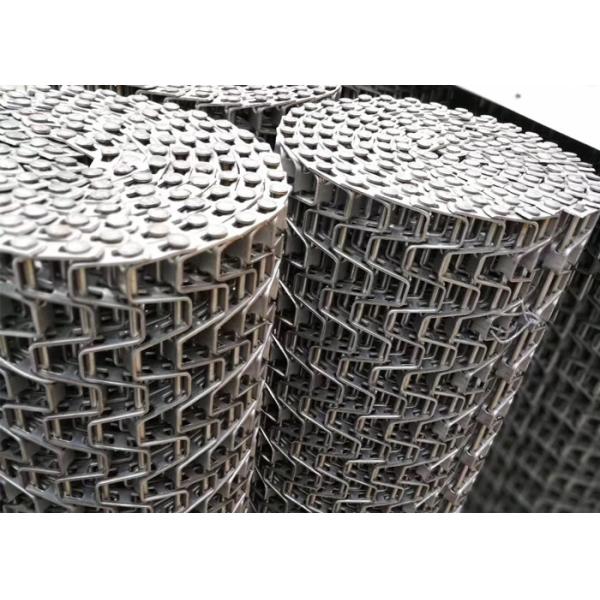 304 Grade Stainless Steel Flat Conveyor Wire Mesh Belt With Good Breath Ability For Pastry