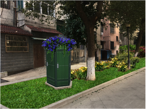 Cross Connect Cabinet Multiple Operators With Afforest On The Top