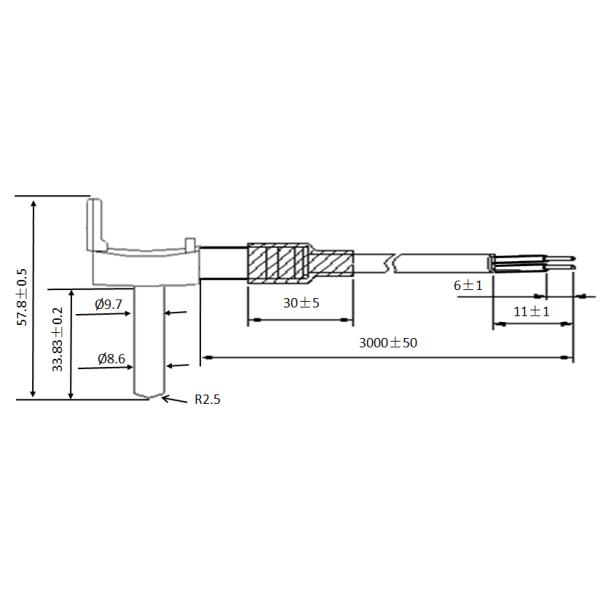 Air Water Solar Micro Temperature Sensor 10K With 10-Feet Cable Replacement Pool Spa Automation Control Systems and Pump